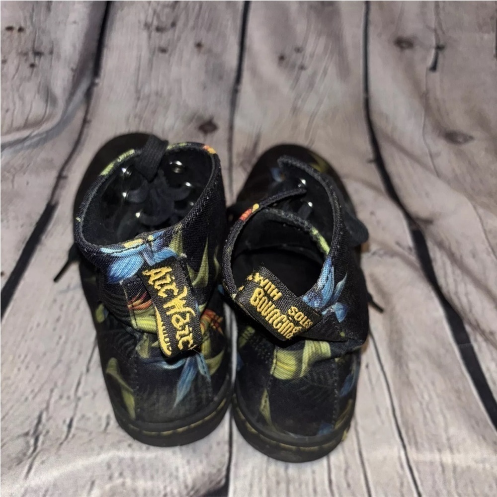 Dr. Martens Hackney Women’s Tropical Floral Canvas Boots US Sz 7 Combat Lace-Up - Picture 4 of 7